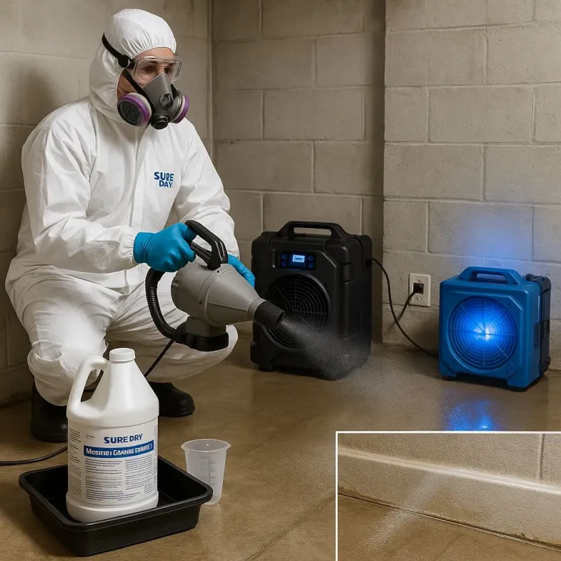 Sanitization and Odor Removal process in Springfield, OH
